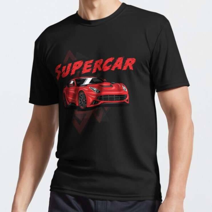 Supercar Store with Free Shipping and Unique Supercar Products Red Super Cool SUPERCAR https://4supercars.com/t-shirts/red-super-cool-supercar-active-t-shirt/
